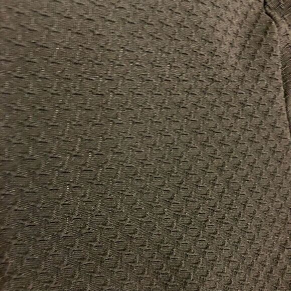 ASOS Black Textured Short Sleeve Scoop Neck Fit & Flare Dress Sz 2 - Picture 5 of 6